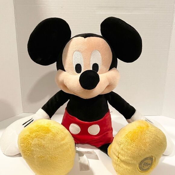 Walt Disney's Mickey Mouse Stuffed Plush Toy Disney Store Genuine Original Auth - Picture 3 of 6
